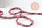 Perle rondelle jade naturel rose marbré 5x3mm, x1 fil de 36cm (G4660)