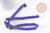 Perles Tube verre bleu roi opaque,perles verre, perles ,perle tube, perle bleu roi,12x8mm, le fil de 40 cm (G4021)