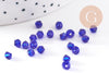 Perles bicone cristal autrichien facette bleu roi 4mm, x20 (G2356)