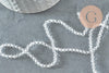 Perles cristal toupies facette transparent 3mm, x1 fil de 45 cm (G1632)