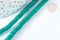 Perles disques heishi polymère vert 4x1 mm, fabrication bijoux heishi, le fil de 39.9cm - G7190