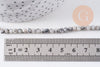 Perles jaspe sésame blanc, jaspe bleuté,pierre naturelle,perle facettée,perles pierre,jaspe naturel, le fil de 90,4mm, x1 (G1641)