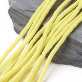 Perles polymère jaune heishi 4mm,fabrication bijoux, Perles plastique, perle heishi,perle disque,4mm,le fil de 320 perles G4990