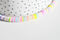 Perles polymère multicolore pastel heishi 6mm, Perles plastique, perle heishi,perle disque,6mm,le fil de 320 perles G3605
