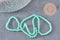Perles rondelles cristal vert clair facette 3.5-3.8mm, fil de 32cm, x1 (G10598)