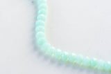 Perles toupies vert, perles bijoux, perle cristal vert, fourniture créative,Perle verre facette, création bijoux, fil de 150, 3mm-G1684