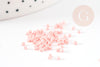 Perles tube rose clair opaque façon Delica miyuki 1.5-2mm, x1 sachet de 8gr (G9164)