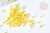 Perles tube verre Jaune vif façon Delica miyuki, x1 sachet de 8g (G7764)