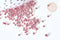 Perles tube verre Rose foncé métallisé mat façon Delica miyuki, x1 Sachet 8g (G7770)