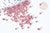 Perles tube verre Rose foncé métallisé mat façon Delica miyuki, x1 Sachet 8g (G7770)