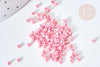 Perles tube verre rose clair façon Delica miyuki, x1 sachet de 8g (G7775)