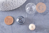 Perles verre soufflé Murano multicolore 5-20mm, x10 x20 ou x50 (G1155)