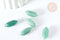Pierre aventurine naturelle verte double pointes 20mm, pierre semi-precieuse, séance lithothérapie, x1 G7532