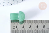 Pierre de massage champignon aventurine naturelle lithothérapie 20-21mm, pierre lithothérapie, x1, G7548