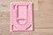 Plateau d'assemblage perles pour fabrication collier ROSE 24x33cm, comptage de perles, avec mesures graduées, x1 (G7051)