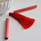 EP-Pompon bleu roi rouge polyester 6.5cm, x1 (G0451)