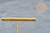 Présentoir bijoux boucles d'oreilles métal doré 11.6cm ou 13.6cm, x1 (G8944)