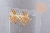 Présentoir boucles d'oreilles plexiglas bois 25cm, x1 G10104