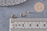 Protège-fil acier acier 316 inoxydable or rose IP 6.3-7mm, x10 (G10974)