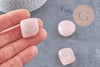 Quartz rose naturel brut roulé, quartz rose naturel, litotherapie, Chips quartz, minéral brut, x1 (G2465)