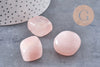 Quartz rose naturel brut roulé, quartz rose naturel, litotherapie, Chips quartz, minéral brut, x1 (G2465)