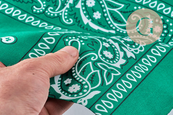 Bandana motif Cachemire Polyester 55cm, x1 (G10691)