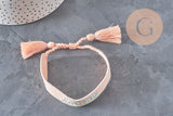 Pulsera bordada I LOVE HOPE EFJF, x1 (G7649)
