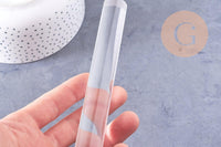 Rouleau pour pâte polymère en acrylique transparent 19.5x2cm, x1 (G10677)