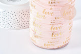 EP Ruban élastique rose doré LOVE EFJF 16mm,bracelet EVJF,ruban mariage, scrapbooking, 1/5/10 mètres G8306 (adn)
