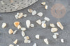 Sable chips coquillage nacre naturelle 4-14mm non percé, x20gr (G9308)