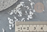 Sable chips pierre de lune naturel 1-4mm non percé, x20gr (G5754)