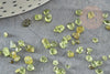 Sable chips pierre quartz olive vert 2-6mm non percé, x20gr (G3501)
