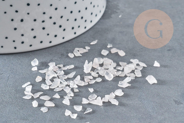 Sable pierre Chips quartz rose naturel 2~8mm, x20gr (G9552)