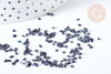 Sable pierre chips quartz bleu foncé 2-7mm non percé, x20gr (G8104)