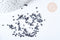 Sable pierre chips quartz bleu foncé 2-7mm non percé, x20gr (G8104)
