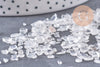 Sable pierre chips quartz cristal naturel 2~8mm non percé, x20gr (G0226)
