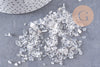 Sable pierre chips quartz cristal naturel 2~8mm non percé, x20gr (G0226)