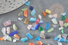 Sable verre multicolore 2.5~5mm non percé, x20gr (G5191)