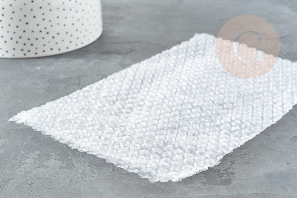 Sachet bulles en plastique transparent 20x14cm, x10 (G9187)