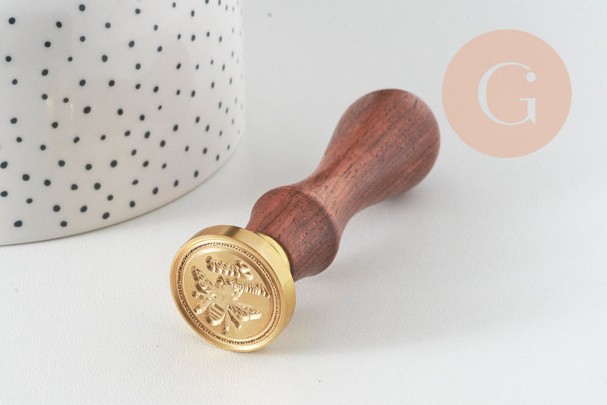 Metal Seal Bee Sealing Wax, A Supply for Creating Personalized Wedding Invitation Seal DIY, x1,G3997