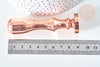 Sceau en metal Lune et étoile laiton or rose cire à cacheter,personnalisation invitations DIY,25mm x1 G7744