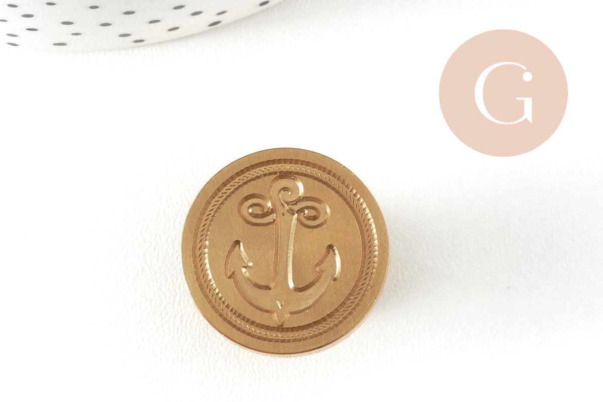 Metal anchor seal for sealing wax, x1 (G4823)