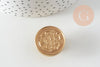 Metal seal letter B sealing wax, DIY invitations personalization, 25mm x1 G8405