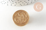 Metal Seal Letter G Sealing Wax, for DIY Wedding Invitations Personalized Seals, 25mm x1 G4959
