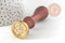 Metal seal 4 leaf clover sealing wax, creation of personalized seals, DIY wedding invitation, 25mm x1 G4722