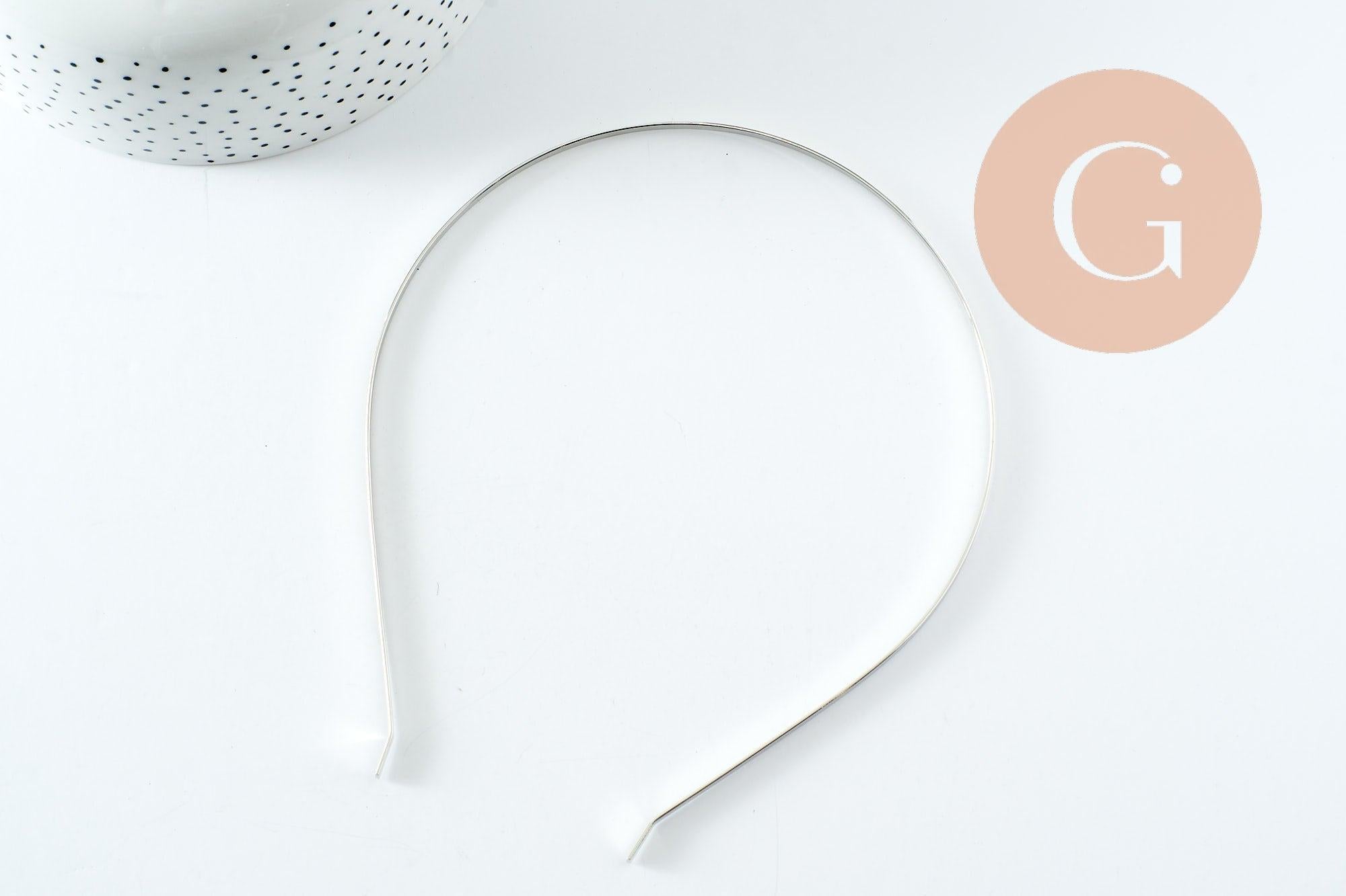 Serre-tête cheveux fer platine 105mm , accessoire pour cheveux à personnaliser X1 G9754