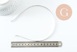 Serre-tête cheveux fer platine 105mm , accessoire pour cheveux à personnaliser X1 G9754