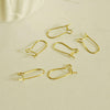 Supports boucles hameçons laiton brut, fournitures créatives, oreilles percées, création bijoux, x 50,16mm-G1600