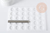 Tapis en silicone pour sceau de cire avec 30 cavités, x1 (G8915)