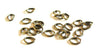 anneaux ovales fer bronze 4mm, x100 (4gr)- (G0785)